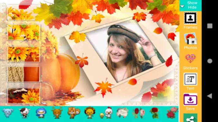 Fall Photo Frame android App screenshot 2